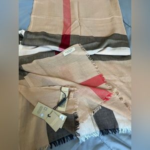 Authentic Burberry Check Scarf